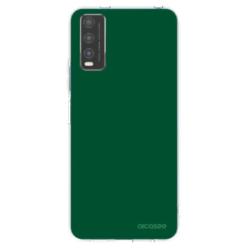 Picasee silikonový průhledný obal pro Vivo Y20s - Green Gleam