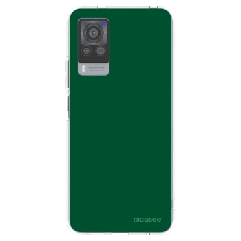 Picasee silikonový průhledný obal pro Vivo X60 Pro 5G - Green Gleam