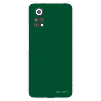 Picasee silikonový průhledný obal pro Xiaomi Poco X4 Pro 5G - Green Gleam