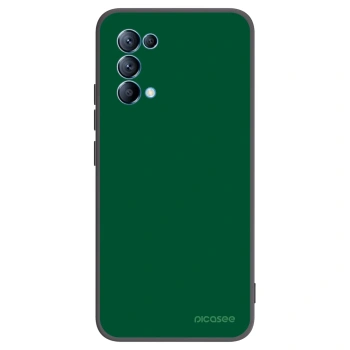 Picasee silikonový černý obal pro OPPO Reno 5 5G - Green Gleam