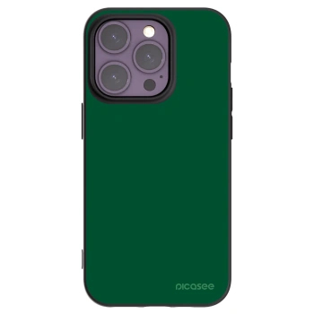 Picasee silikonový černý obal pro Apple iPhone 14 Pro - Green Gleam