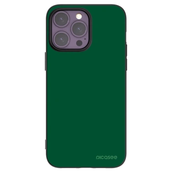Picasee silikonový černý obal pro Apple iPhone 14 Pro Max - Green Gleam