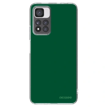 Picasee silikonový průhledný obal pro Xiaomi Redmi Note 11 Pro+ 5G - Green Gleam