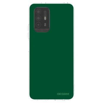 Picasee silikonový průhledný obal pro OPPO A94 5G - Green Gleam