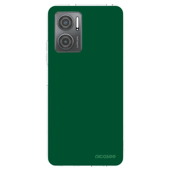 Picasee silikonový průhledný obal pro Xiaomi Redmi 10 5G - Green Gleam