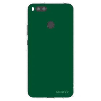 Picasee silikonový průhledný obal pro Xiaomi Redmi A1 - Green Gleam