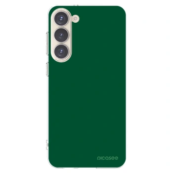 Picasee silikonový průhledný obal pro Samsung Galaxy S23+ 5G - Green Gleam