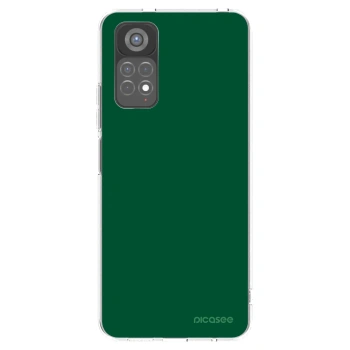 Picasee silikonový průhledný obal pro Xiaomi Redmi Note 11S 5G - Green Gleam