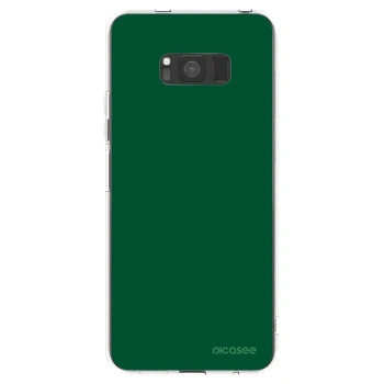 Picasee silikonový průhledný obal pro Samsung Galaxy S8 G950F - Green Gleam