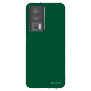 Picasee silikonový průhledný obal pro Xiaomi Poco F5 Pro 5G - Green Gleam