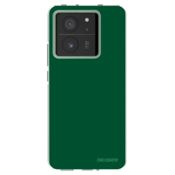 Picasee silikonový průhledný obal pro Xiaomi 13T - Green Gleam