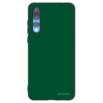 Picasee silikonový černý obal pro Huawei P20 Pro - Green Gleam