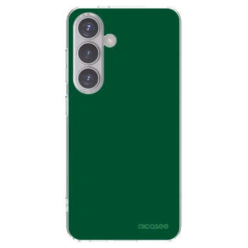 Picasee silikonový průhledný obal pro Samsung Galaxy S24 S921B 5G - Green Gleam