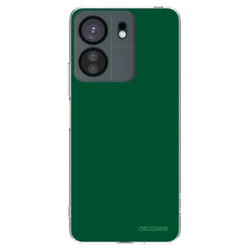 Picasee silikonový průhledný obal pro Xiaomi Redmi 13C 4G - Green Gleam