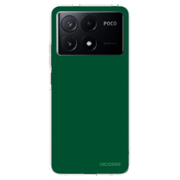 Picasee silikonový průhledný obal pro Xiaomi Poco X6 Pro - Green Gleam