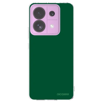 Picasee silikonový průhledný obal pro Xiaomi Redmi Note 13 Pro 5G - Green Gleam