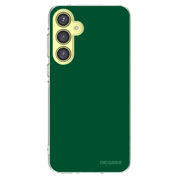 Picasee silikonový průhledný obal pro Samsung Galaxy A35 5G A356B - Green Gleam