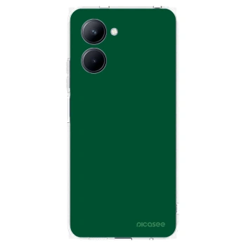 Picasee silikonový průhledný obal pro Realme C33 (2023) - Green Gleam