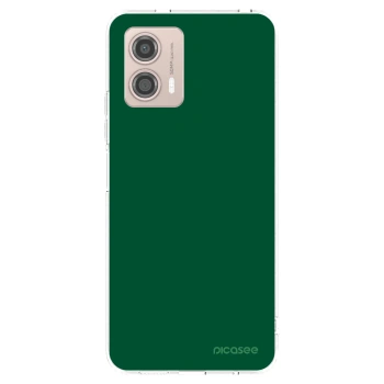 Picasee silikonový průhledný obal pro Motorola Moto G53 5G - Green Gleam