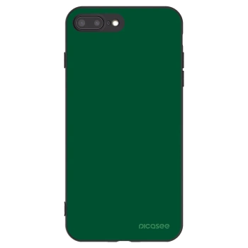 Picasee silikonový černý obal pro Apple iPhone 8 Plus - Green Gleam