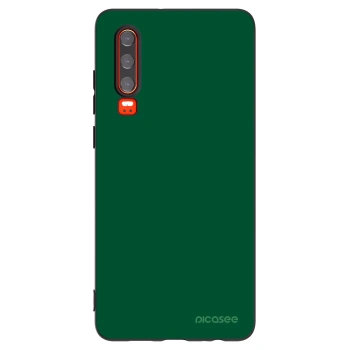 Picasee silikonový černý obal pro Huawei P30 - Green Gleam