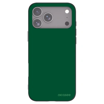 Picasee silikonový černý obal pro Apple iPhone 17 Pro Max - Green Gleam