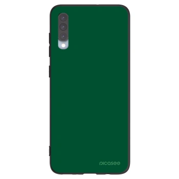 Picasee silikonový černý obal pro Samsung Galaxy A70 A705F - Green Gleam