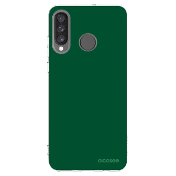 Picasee silikonový průhledný obal pro Huawei P30 Lite - Green Gleam