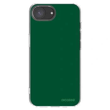 Picasee silikonový průhledný obal pro Apple iPhone 17e - Green Gleam