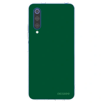 Picasee silikonový průhledný obal pro Xiaomi Mi 9 SE - Green Gleam