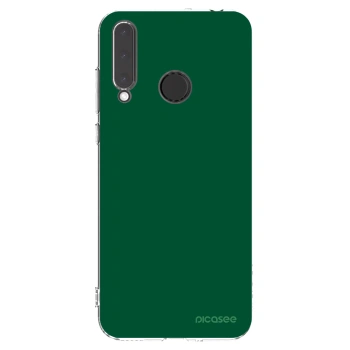 Picasee silikonový průhledný obal pro Honor 20 Lite - Green Gleam