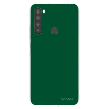Picasee silikonový průhledný obal pro Xiaomi Redmi Note 8 - Green Gleam
