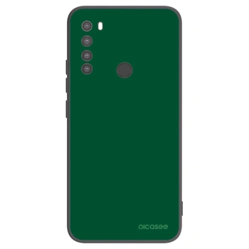 Picasee silikonový černý obal pro Xiaomi Redmi Note 8 - Green Gleam