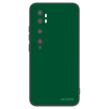 Picasee silikonový černý obal pro Xiaomi Mi Note 10 (Pro) - Green Gleam