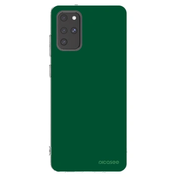 Picasee silikonový průhledný obal pro Samsung Galaxy S20+ G985F - Green Gleam