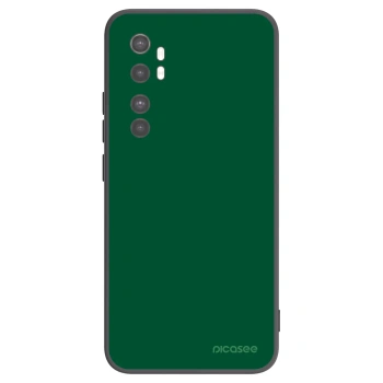 Picasee silikonový černý obal pro Xiaomi Mi Note 10 Lite - Green Gleam