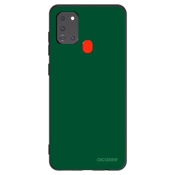 Picasee silikonový černý obal pro Samsung Galaxy A21s - Green Gleam
