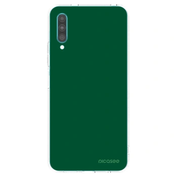 Picasee silikonový průhledný obal pro Samsung Galaxy A30s A307F - Green Gleam
