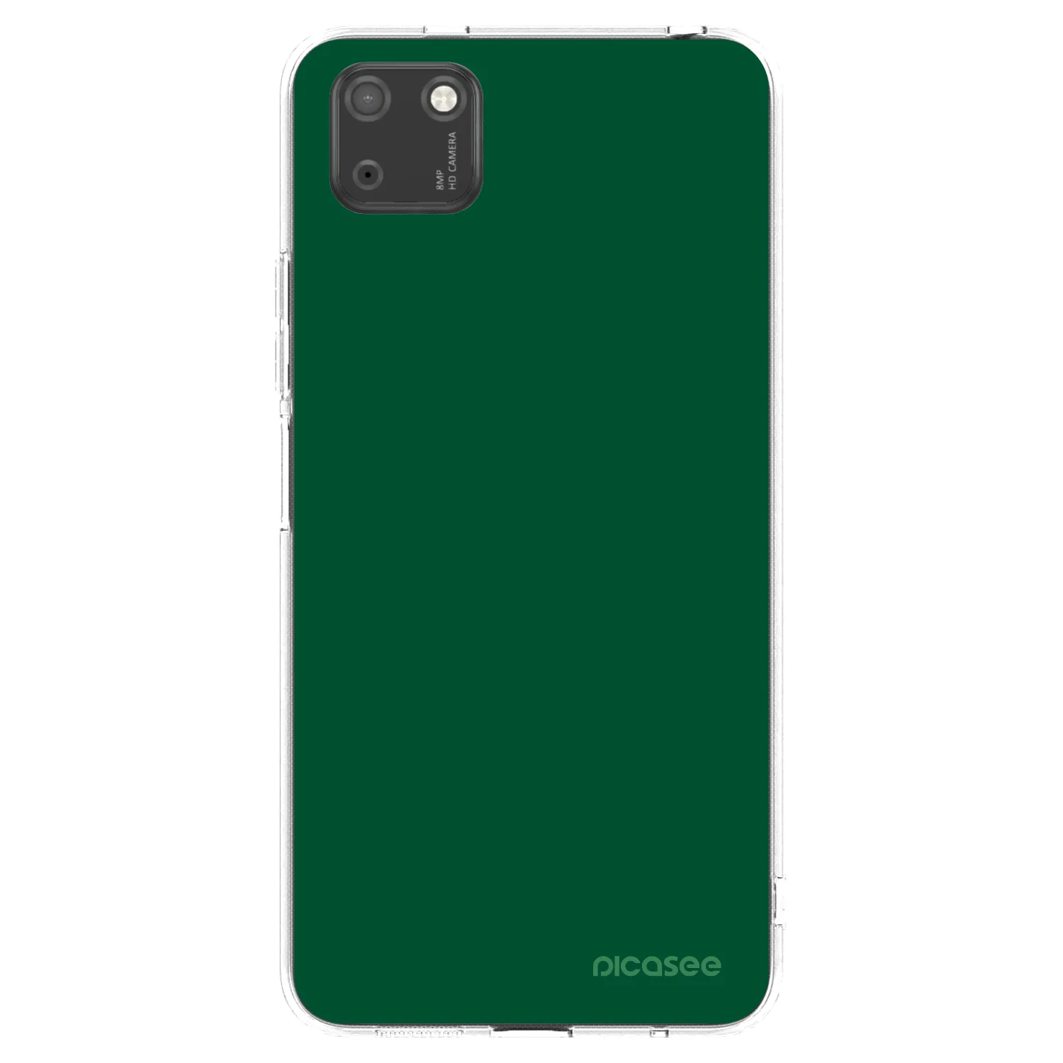 Picasee silikonový průhledný obal pro Huawei Y5P - Green Gleam