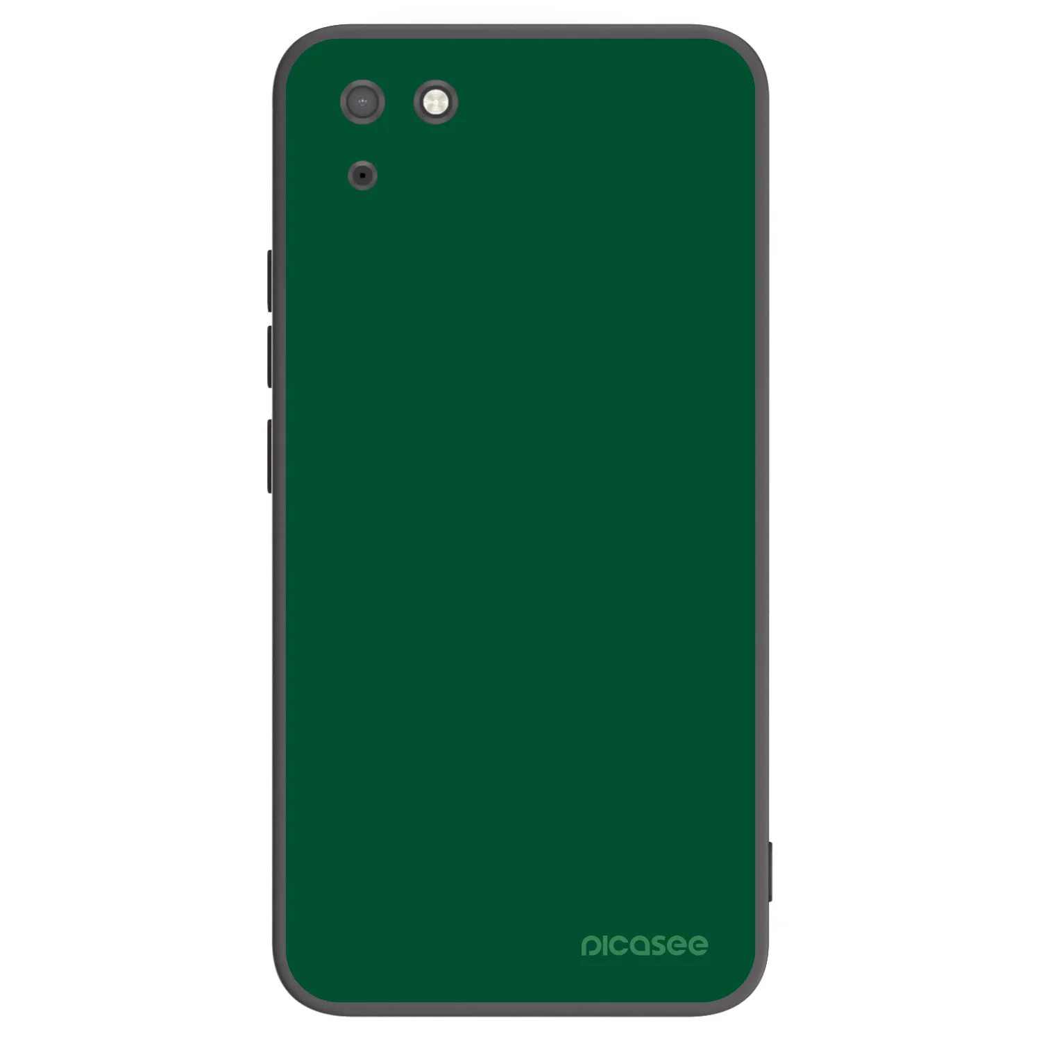 Picasee silikonový černý obal pro Huawei Y5P - Green Gleam