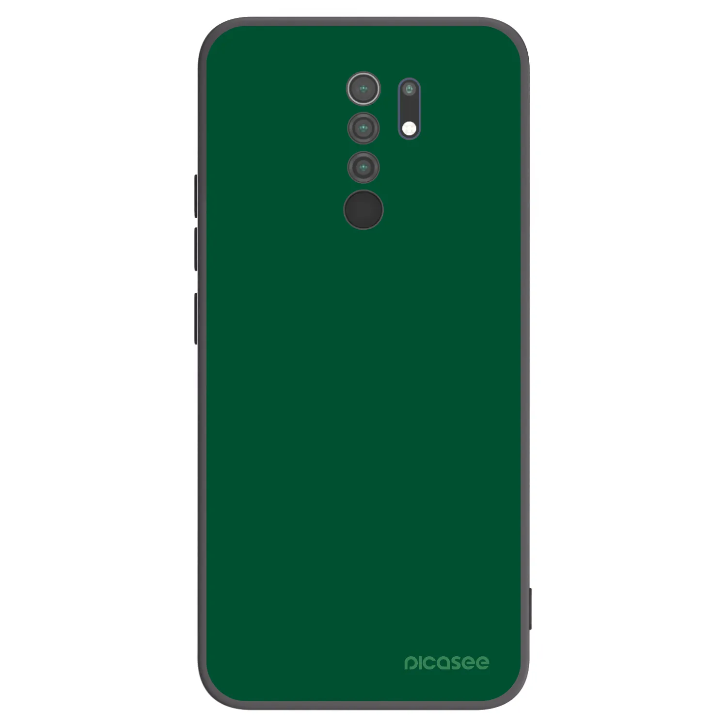 Picasee silikonový černý obal pro Xiaomi Redmi 9 - Green Gleam