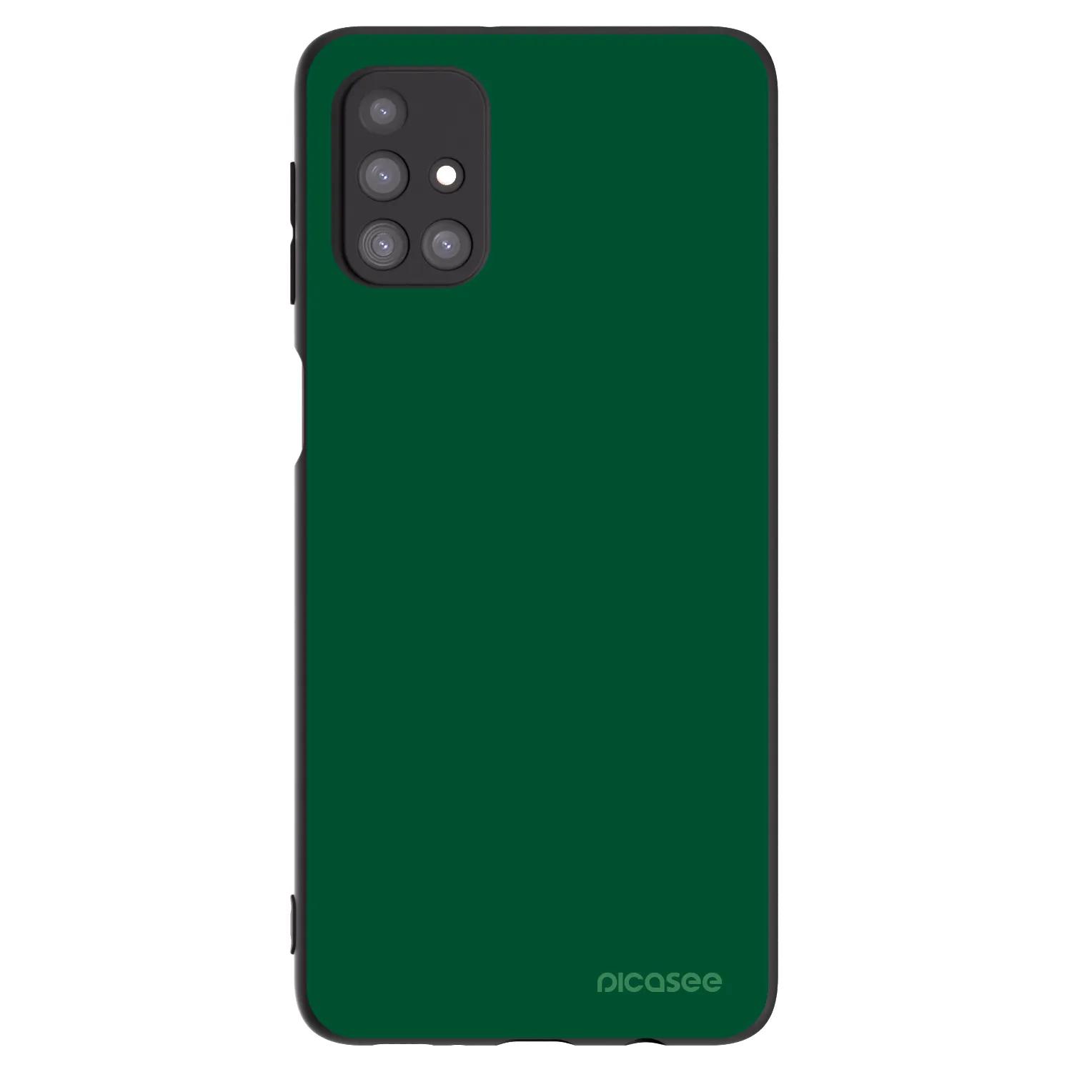 Picasee silikonový černý obal pro Samsung Galaxy M31s - Green Gleam