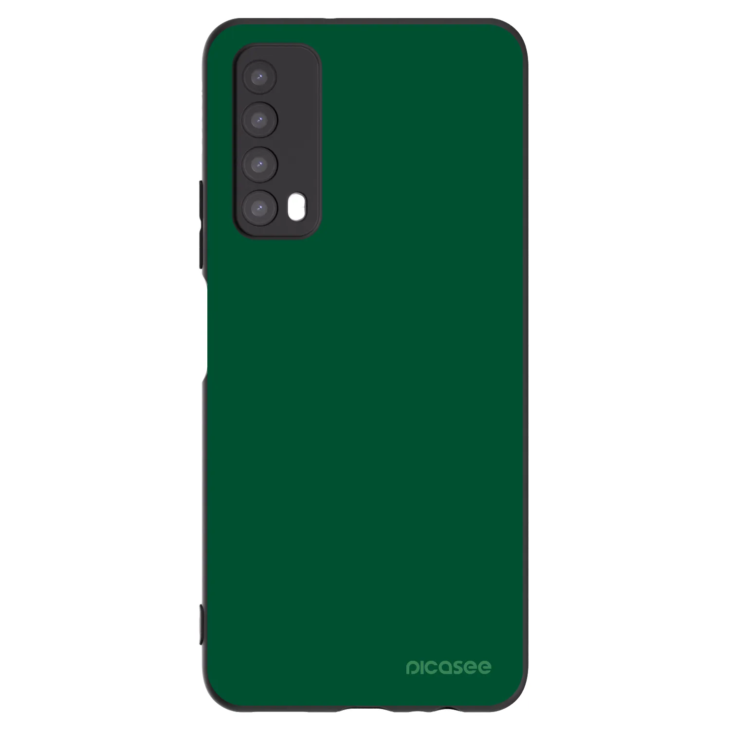 Picasee silikonový černý obal pro Huawei P Smart 2021 - Green Gleam