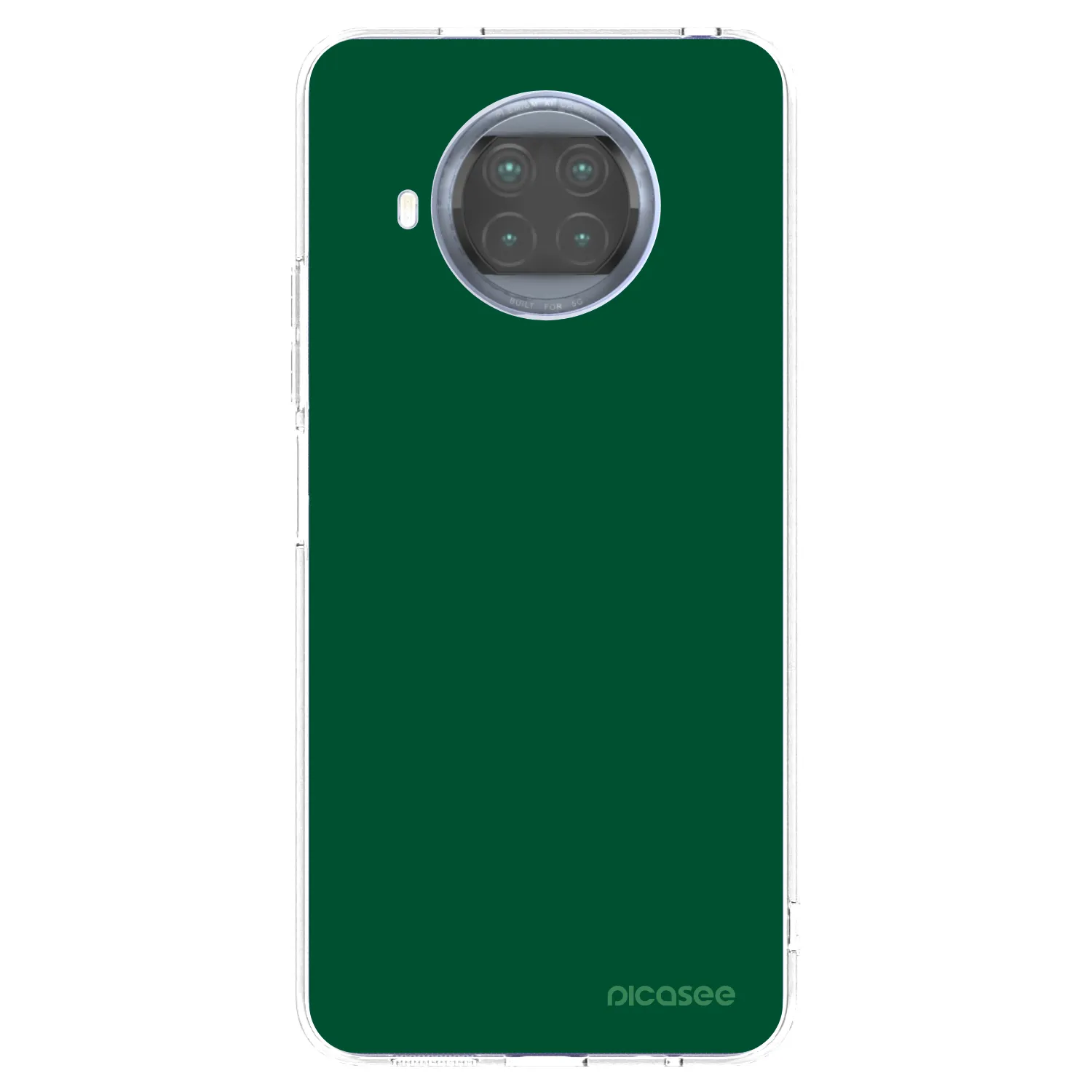 Picasee silikonový průhledný obal pro Xiaomi Mi 10T Lite - Green Gleam