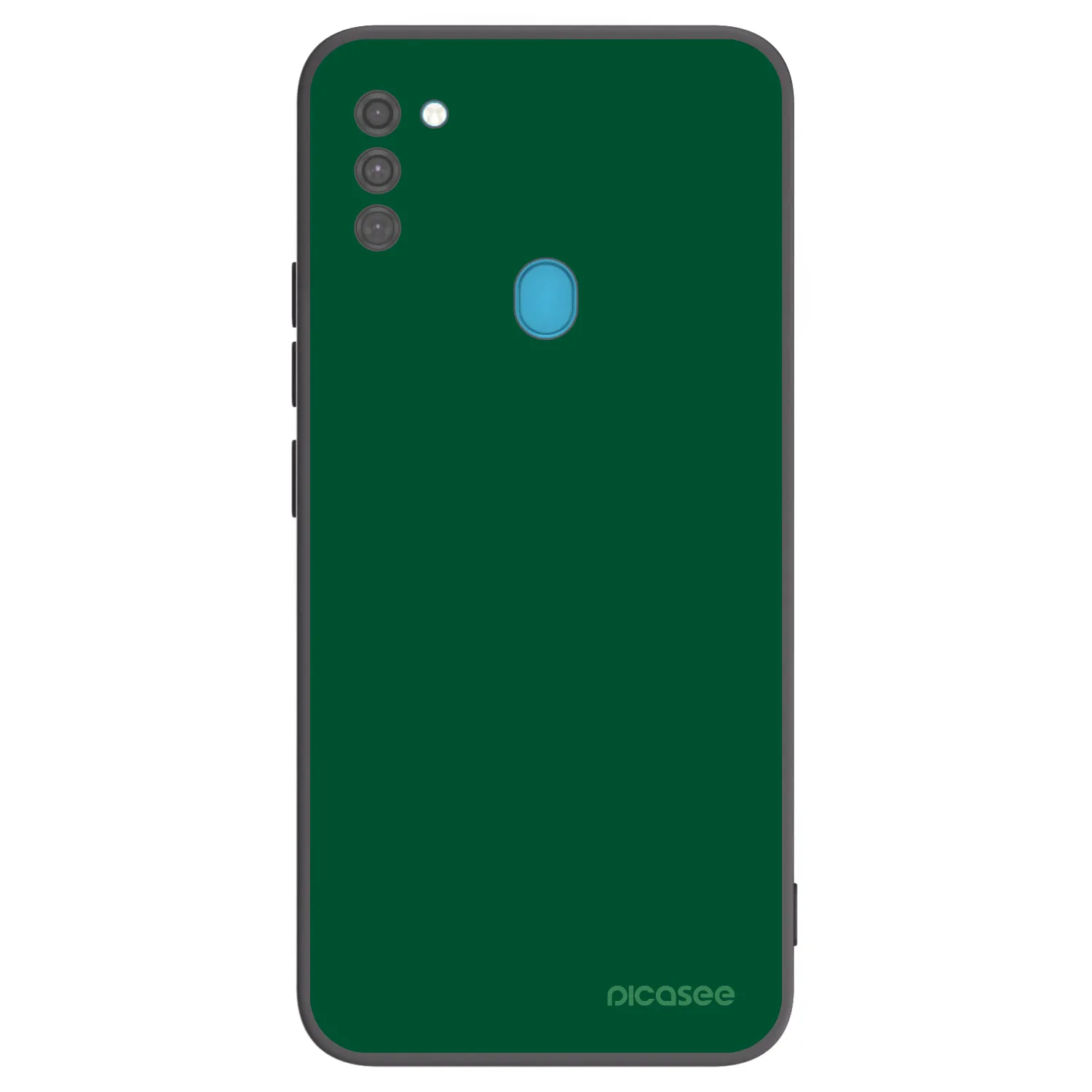 Picasee silikonový černý obal pro Samsung Galaxy M11 - Green Gleam