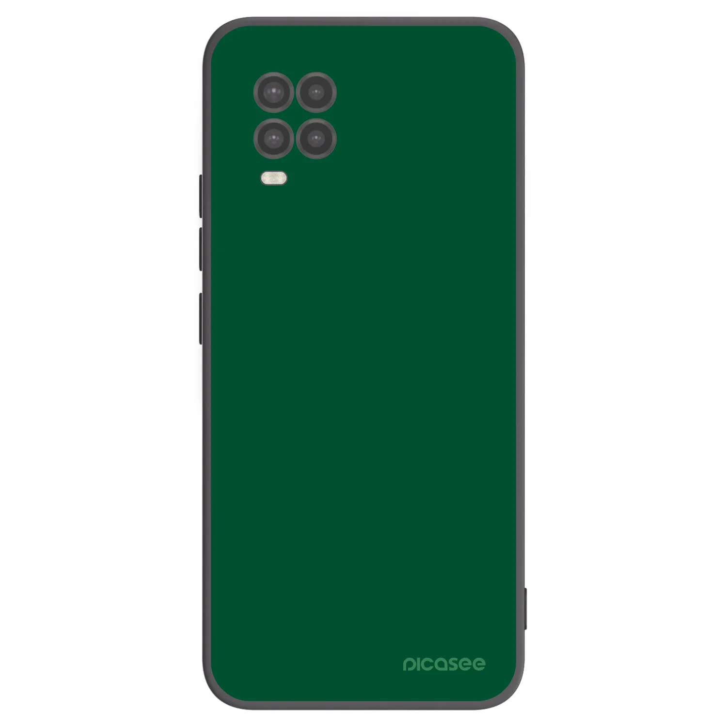 Picasee silikonový černý obal pro Xiaomi Mi 10 Lite - Green Gleam