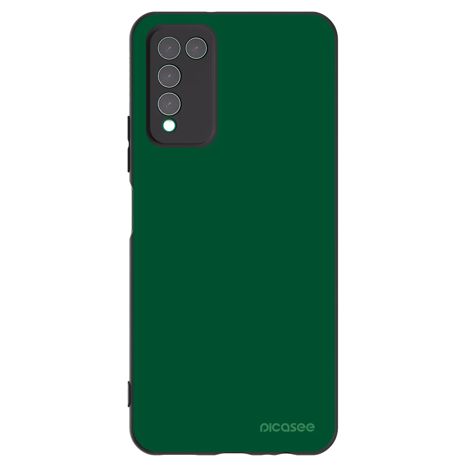 Picasee silikonový černý obal pro Honor 10X Lite - Green Gleam