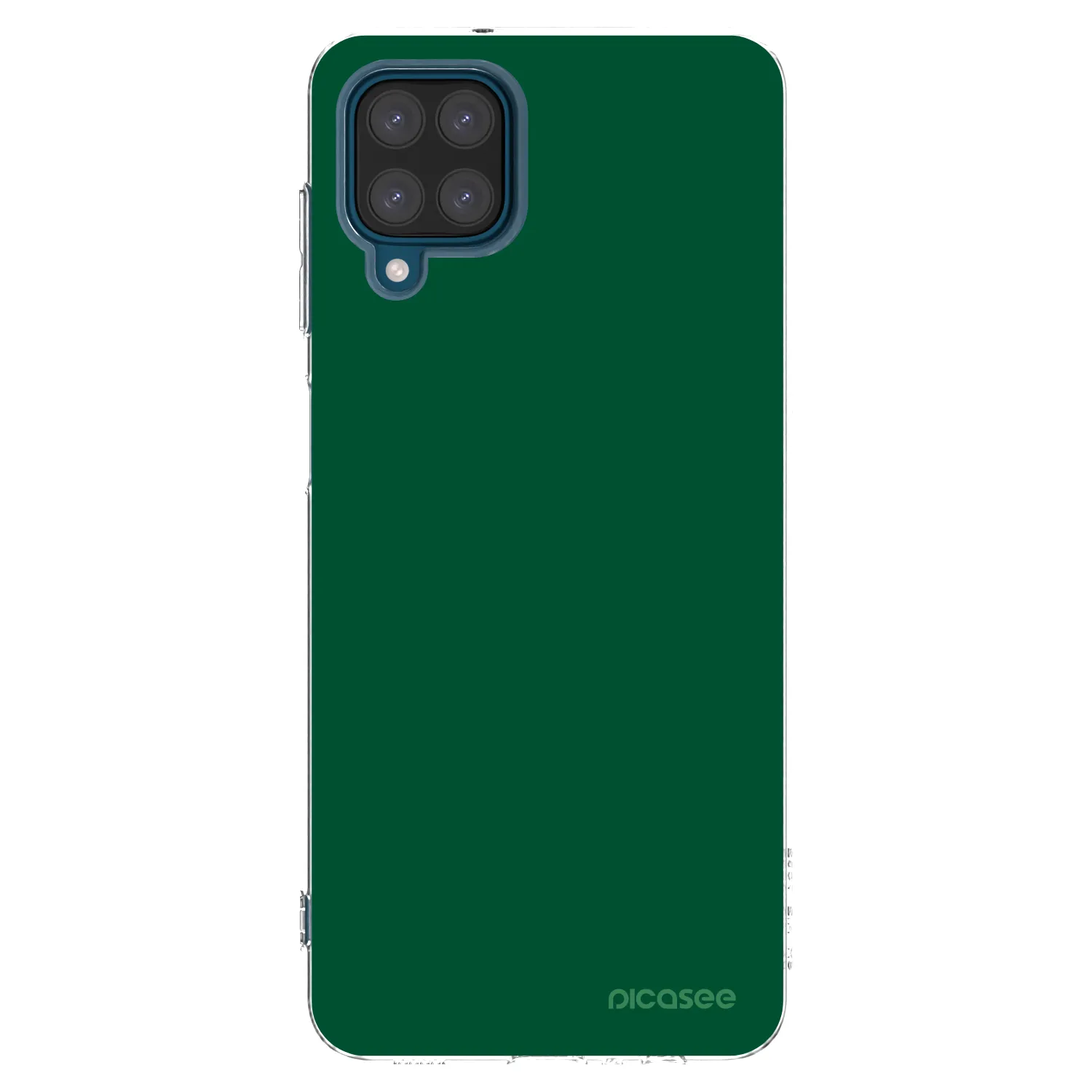 Picasee silikonový průhledný obal pro Samsung Galaxy A12 A125F - Green Gleam