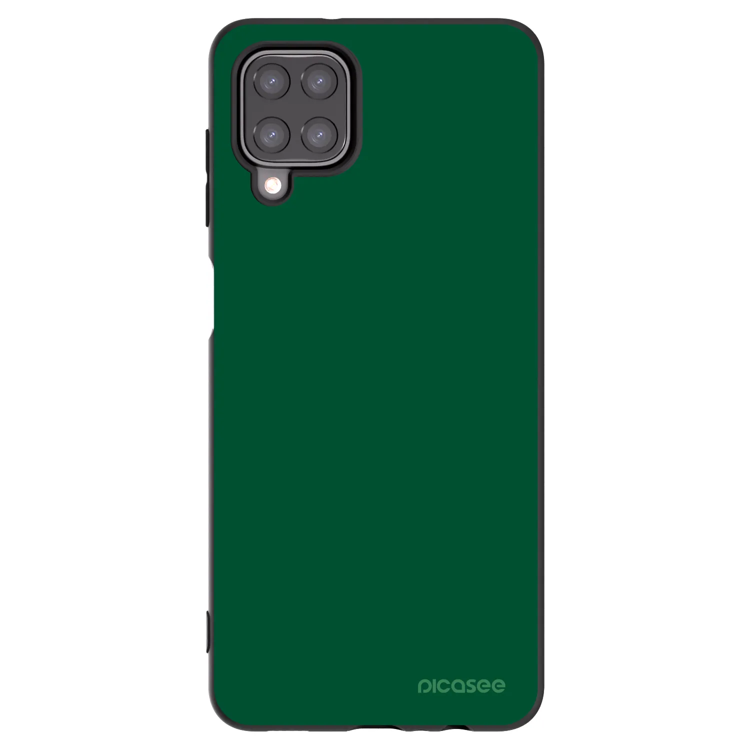 Picasee silikonový černý obal pro Samsung Galaxy A12 A125F - Green Gleam