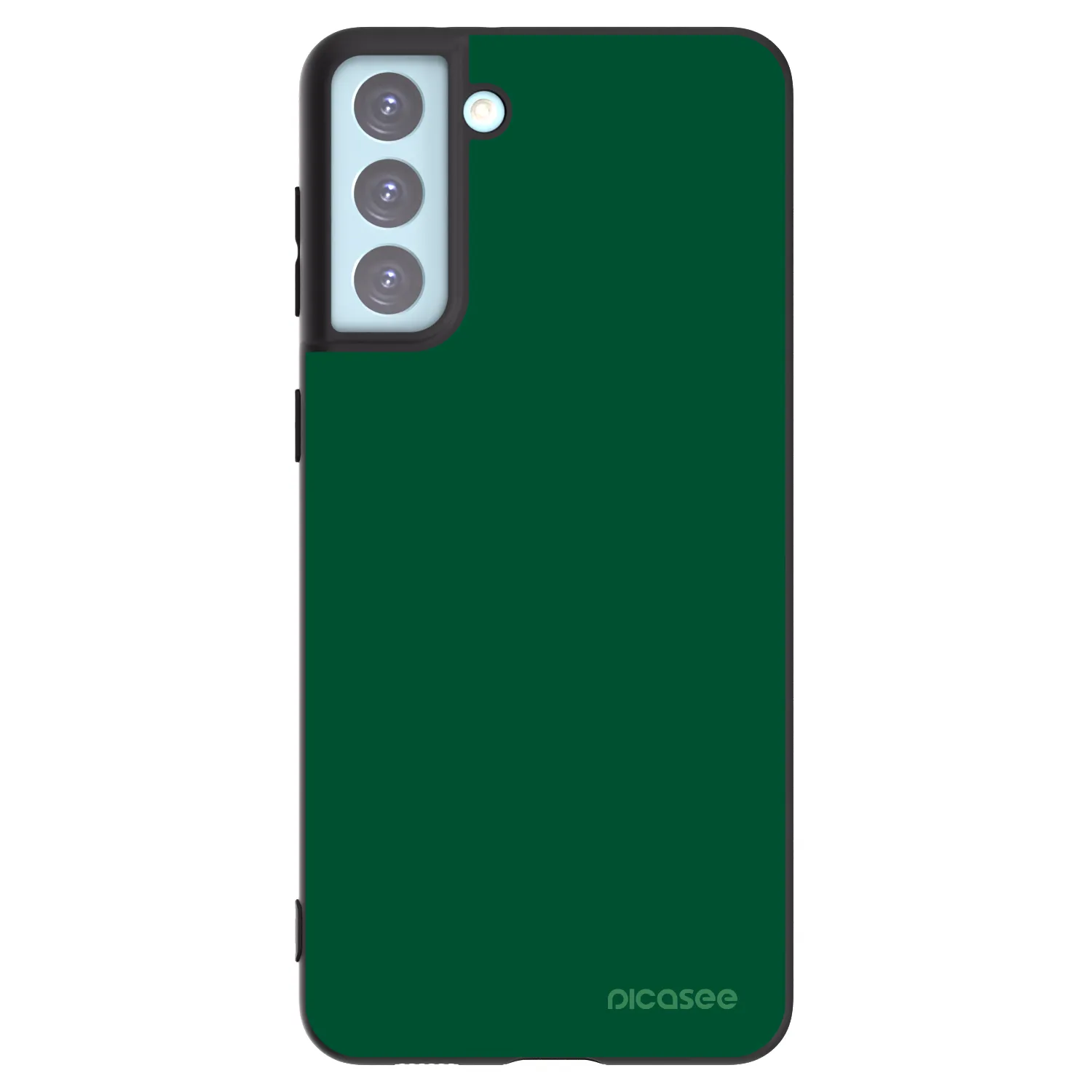 Picasee silikonový černý obal pro Samsung Galaxy S21+ 5G G996F - Green Gleam
